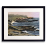 Misty Morning Print by Dina Gardner