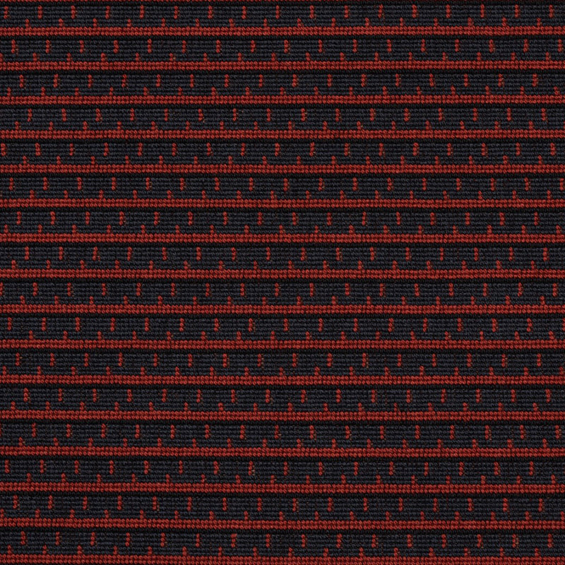 Tissu Struktur Épinglé brun Schumacher x Stephanie, Rouge-brun