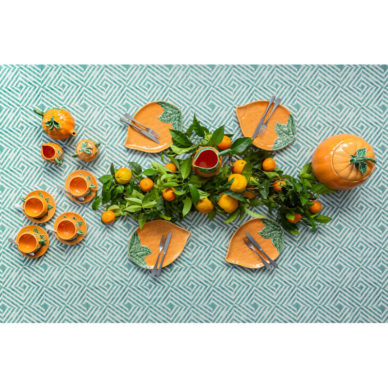 Orange Earthenware Platter