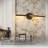 Battery Operated Wall Sconces with Remote Control, 24'' LED Flush Mounted Sconces-18311369