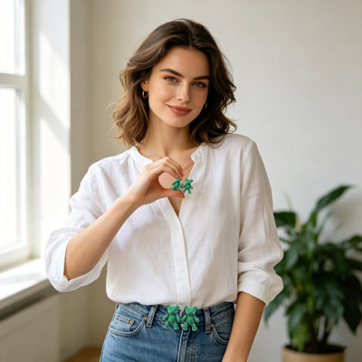 Boutons de taille d'ours mignons Dage Apparel, sans couture, pour jeans, jupes et pantalons. Accessoires pour femmes. Boutons de serrage à la taille sans couture pour jeans et jupes. Clips de réglage détachables. Accessoire pour femmes.