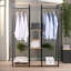 Brano Rustic Industrial Clothes Rail, Metal Open Wardrobe, Clothes Rack, Garment Rack with Shoe Storage