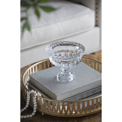 S/2 D7.7X6.3" Omari Crystal Display Bowl
