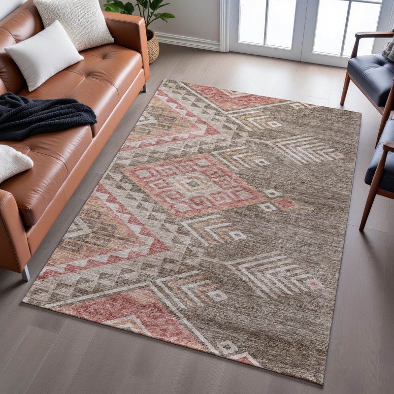 Tapis de qualité supérieure lavable à la machine Wayne AMF1091, Rectangle 5 pi x 7 pi 6 po