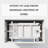 47-Inch Gloss White Acrylic Rectangle Freestanding Bathtub With  Pedestal, Equipped With Chrome Overflow And Pop-Up Drain