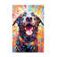 «Animals Happy Dog 11» sur toile par Ray Heere-1527426457
