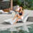 Ergonomic S-Shaped Pool Lounger With Quick Assembly, Comfortable Breathable Design For Outdoor Relaxation, Waterproof UV Resistant Material, Lumbar Support, Stable Base, Drainage Holes, Sandbox To Prevent Floating-1534561372