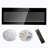 Matte Black Fireplace Insert with 5000 BTU-106895105