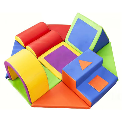 Soft Play Climbing Toys For Toddlers, 11Pcs Toddler Climbing Toys Indoor For Climb,Crawl And Slide, Soft Play Foam Climbing Blocks