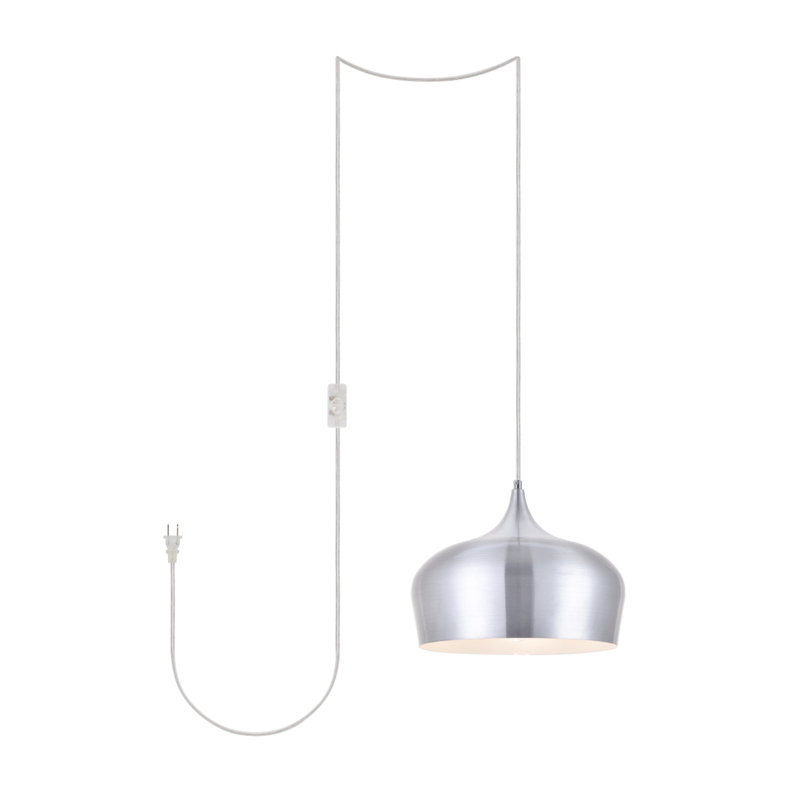 Hallenbeck 1 - Light Single Pendant, Burnished Nickel