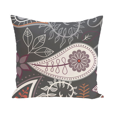 Botanical Blooms Floral Outdoor Reversible Throw Pillow
