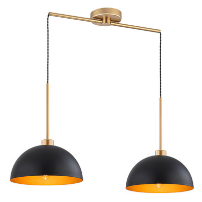 2-Light Dome Pendant Light Fixtures