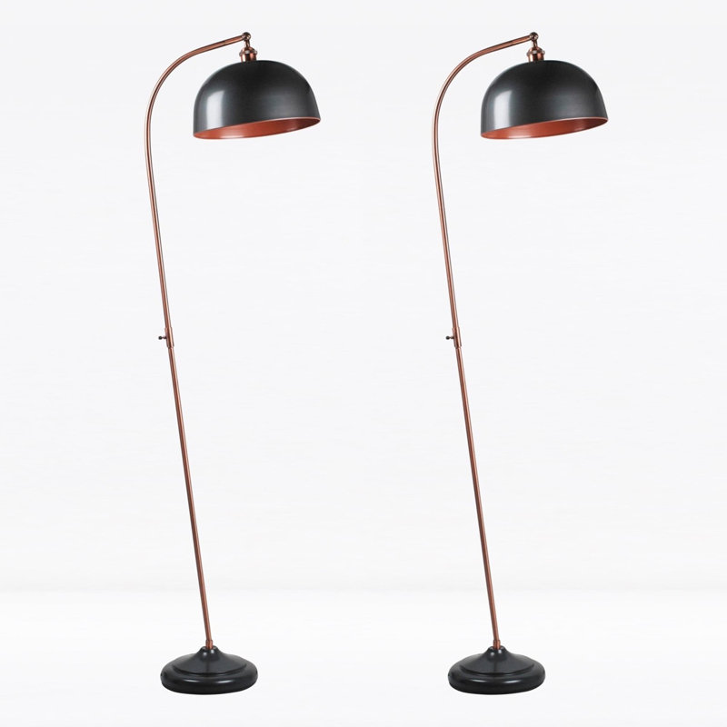 Laforge 164.5cm Swing Arm Floor Lamp Set