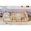Lit sur pied en bois massif avec clôture et sans porte-850059586-850059585