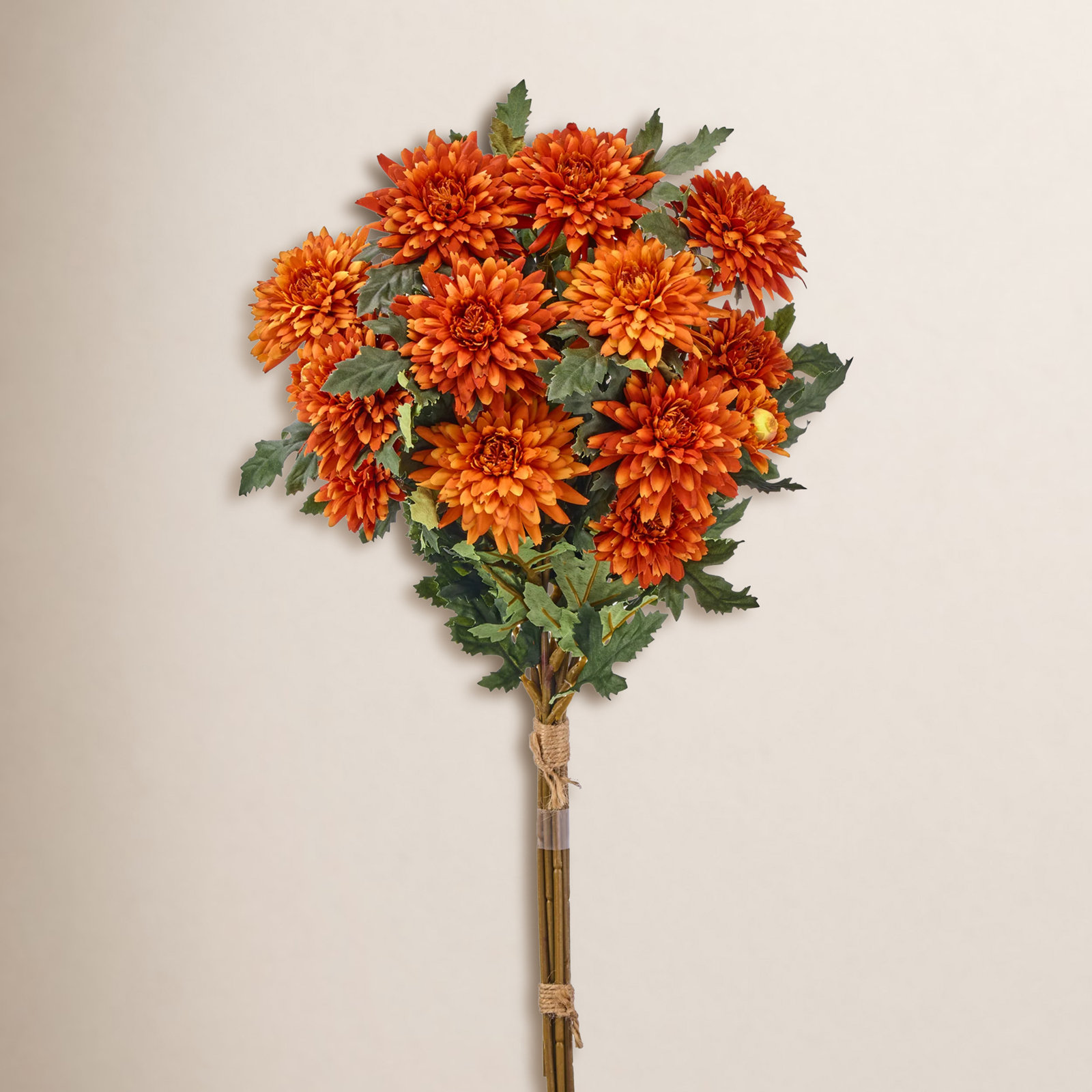 19" Uv Autumn Mum Bundle, Orange