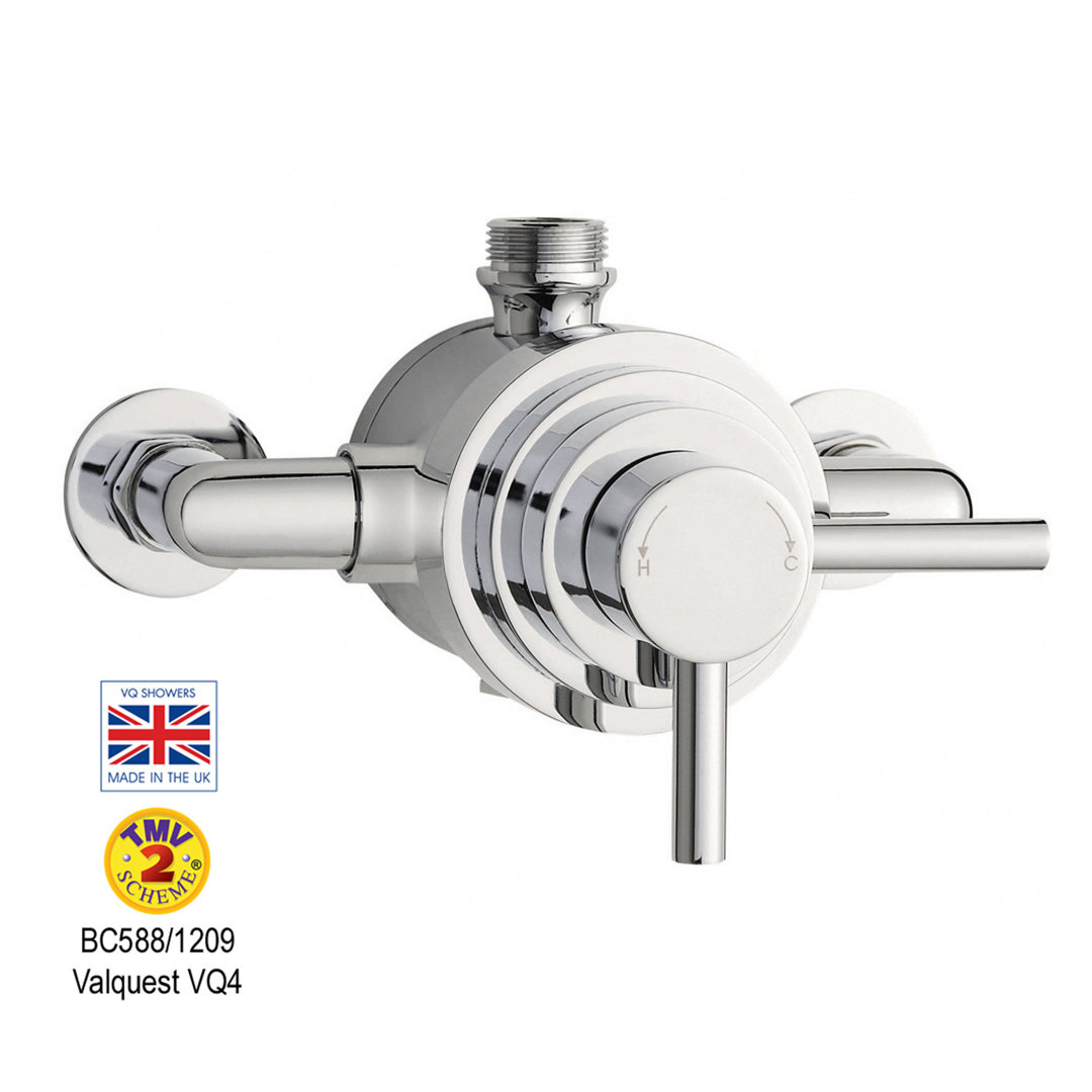 Tec Dual Single Exposed Thermostatic Shower Valve