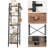 5-Layer Ladder Bookcase, Height 160 Cm, Industrial Style, Rustic Brown