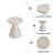 Outdoor/Indoor Lightweight Concrete Side Table