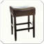 Ensemble de 2 tabourets de comptoir sans dossier Ensemble pratique, durable, élégant, fonctionnel, compact, confortable