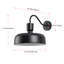 Lampe murale circulaire 1 lumière noir mat à intensité variable-141988784
