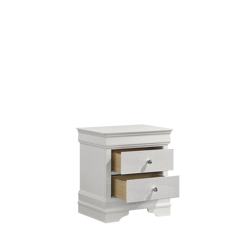 Table de chevet 2 tiroirs Blaze