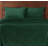 Pleated Velvet Emerald Green Duvet Cover Set-73091754