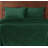 Pleated Velvet Emerald Green Duvet Cover Set-73091756
