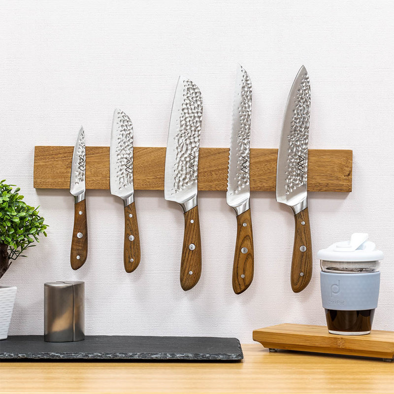 Grunwerg Rockingham Forge Magnetic Knife Holder, Brown