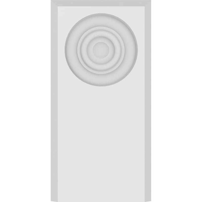 Bloc de socle standard avec bord biseauté Foster, H 7 po x l 3,5 po x p 1 po