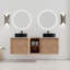 Meuble-lavabo mural 60 po avec lavabo d'art en céramique 60 po-295598165