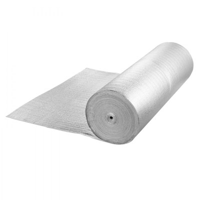Double Reflective Insulation Roll Foam Core Radiant Barrier 1200 in x 48 in x 1/8 in