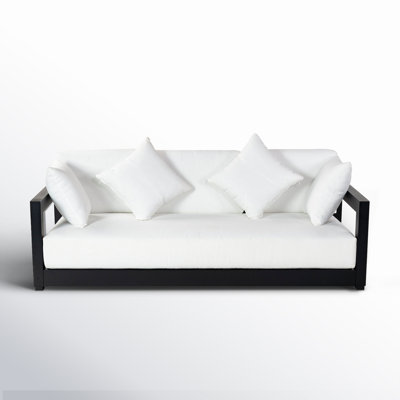 Melrose 76.55'' Aluminum Outdoor Sofa - Durable & Stylish