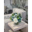Floral Arrangement with Hydrangeas, Lamb's Ear, and Curly Willow
