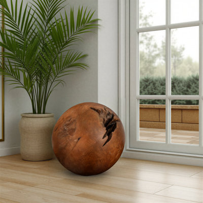 Boule en bois de teck