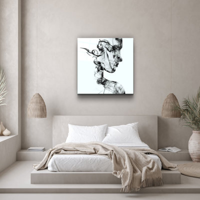 Superbe peinture décorative en verre trempé de 19,7 po x 19,7 po | 100% verre trempé, épaisseur: 0,16 pouce | Impression UV pour des couleurs éclatantes | Parfait pour la décoration intérieure, le salon ou le bureau