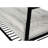 Grey Laminate 42" Rectangular Storage Bench With Black Metal Drawers For Hallway Entryway Pegs