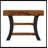 41" Console Table, Sofa Entryway Table With Storage Shelves
