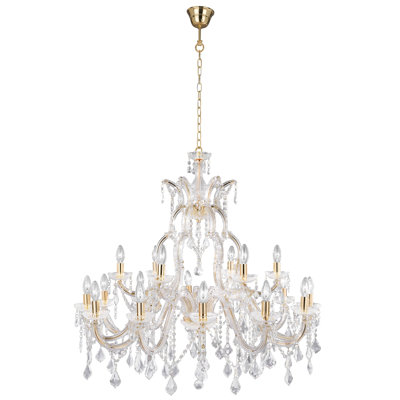 Kelly 18 - Light Candle Chandelier