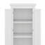 Armoire de rangement haute avec deux tiroirs