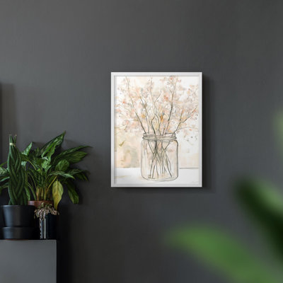 FLORAL Series DLXII - Impression encadrée de qualité supérieure - Prêt à accrocher - Aucun clou requis