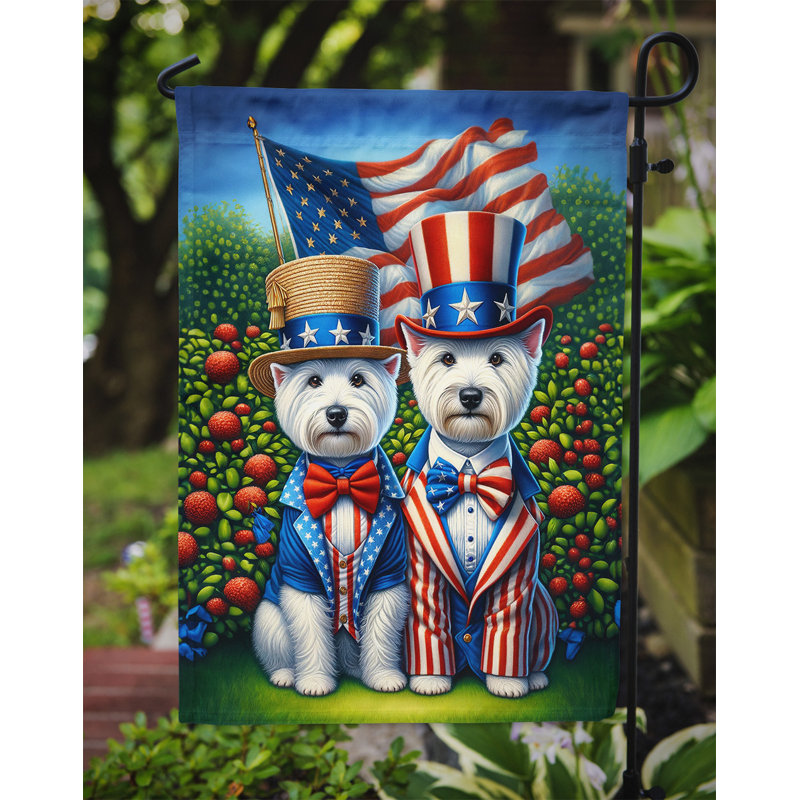 All American Garden Flag, Westie