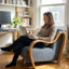 Fauteuil d'appoint Curva Luxe-1973579590-1979430108