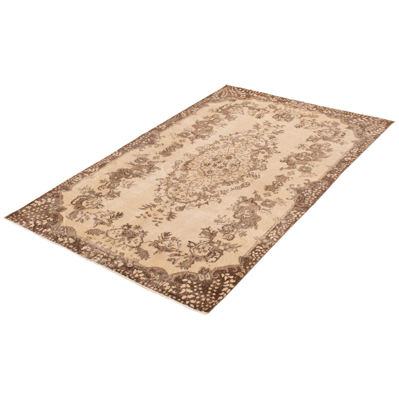 Tapis crème Natanya Vintage 5 pi 8 po x 9 pi 6 po