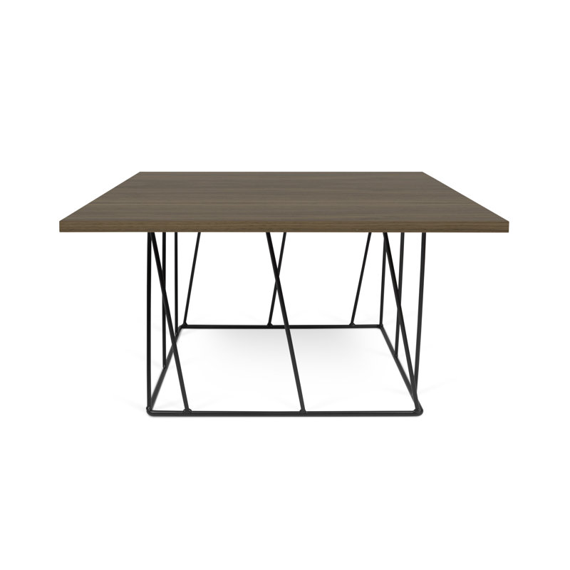 Cabrera Coffee Table, Black, Walnut
