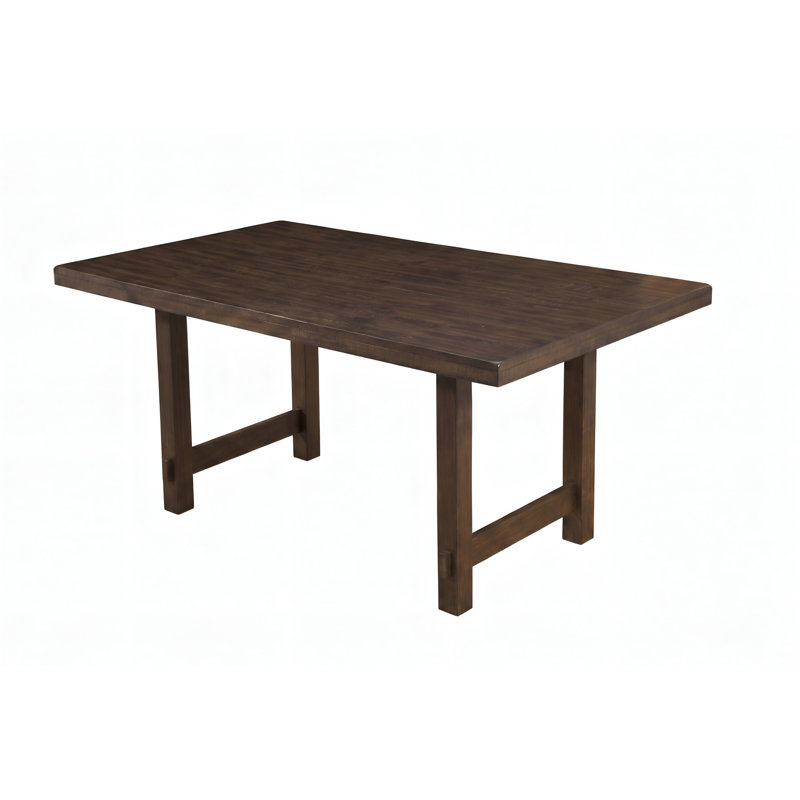Table de salle à manger brune de style classique