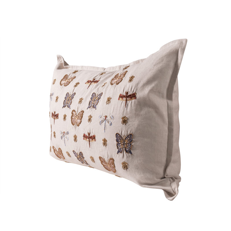 Linen Lumbar Pillow Cover & Insert