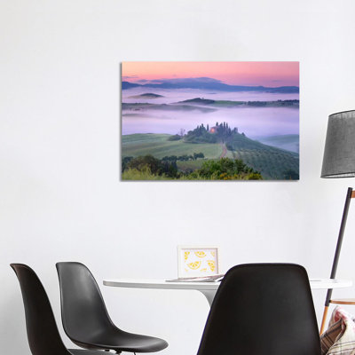 When The Rooster Crows, Tuscany, Italy by Jim Nilsen - Wrapped Canvas Gallery-Wrapped Canvas Giclée