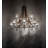 12 - Light Dimmable Tiered Chandelier