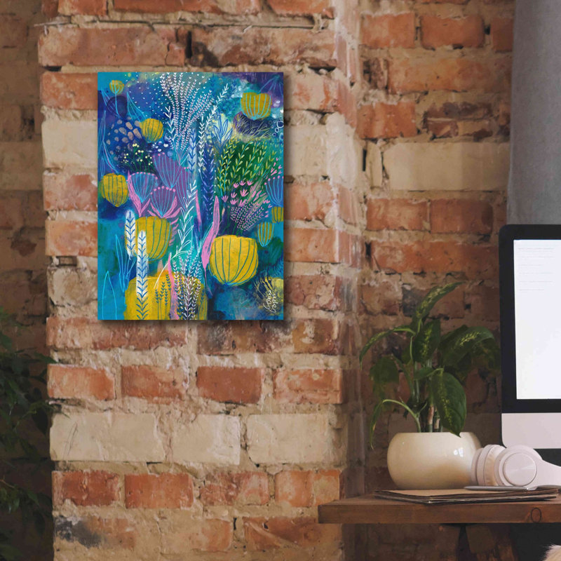 «Sea Life» par Corina Capri, impression sur toile, L 12 po x H 16 po