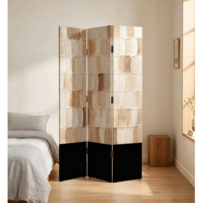 Paravent de chambre pliable en cèdre de style français